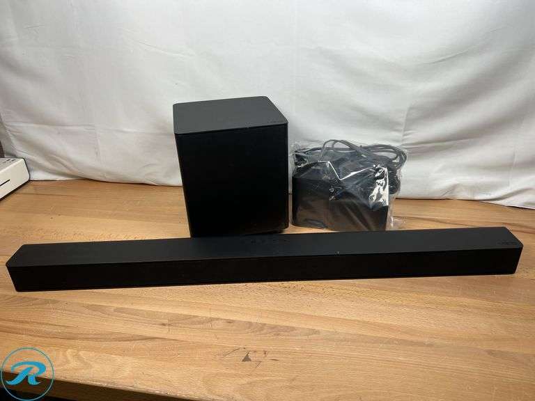 VIZIO 5.1 Soundbar + Subwoofer and Surround Sound Speakers w/ Dolby Atmos Black- Used - Roller Auctions