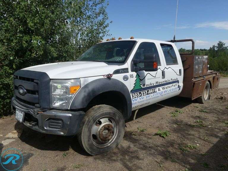 2013  Ford  F450 Super Duty   XL   4WD  Flatbed Truck