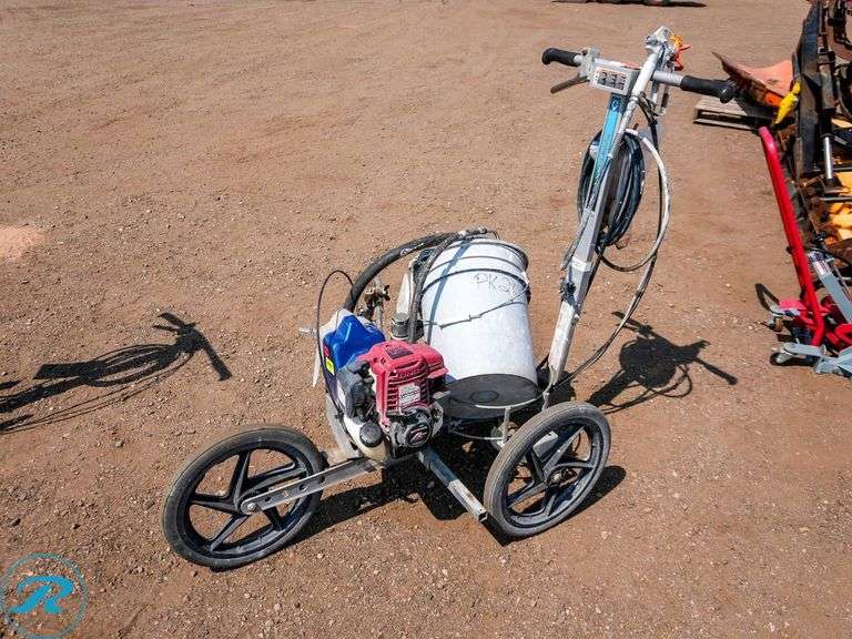 Graco  Field Lazer  Line Paint Sprayer On 3-Wheeler