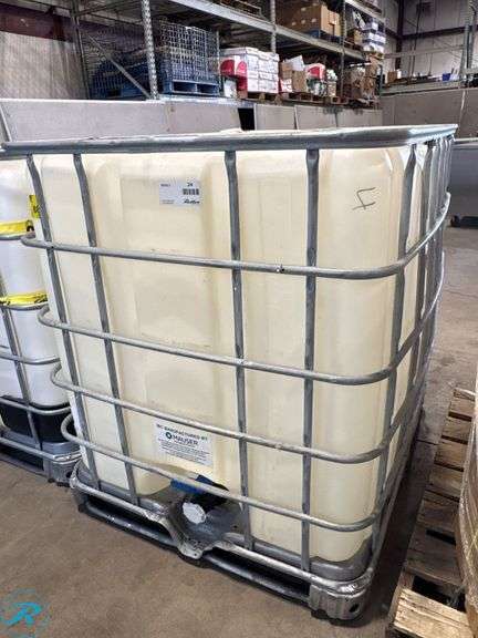 Mauser IBC Tote with Metal Cage and Drain Valve - Roller Auctions