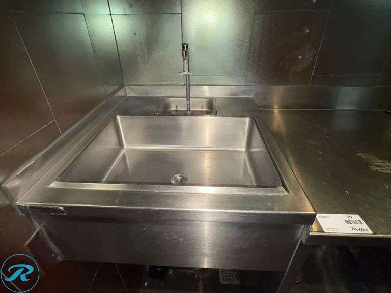 Stainless Steel Sink and Workstation 70” x 28” x 45”H - Roller Auctions