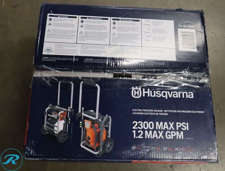 Husqvarna Electric PW 2300 Pressure Washer - Like New - Roller Auctions