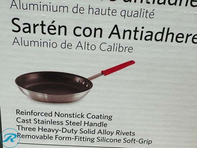 Tramontina: PROLine Commercial Grade Nonstick Fry Pan- New; Tramontina: 3 Pack Ceramic Non- Stick Skillets- New - Roller Auctions