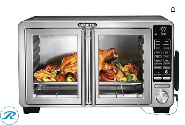 Gourmia XL Digital Air Fryer Toaster Oven with Single-Pull French Doors- New - Roller Auctions