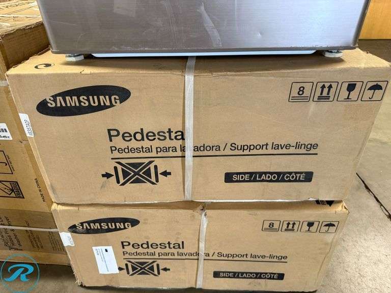 (3) Samsung 334997 Universal Laundry Pedestals / Storage Drawers - Roller Auctions