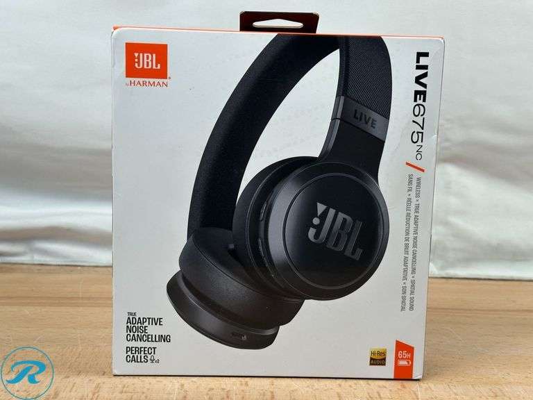 JBL Live 675NC Wireless True Adaptive Noise-cancelling On-Ear Headphones - New - Roller Auctions