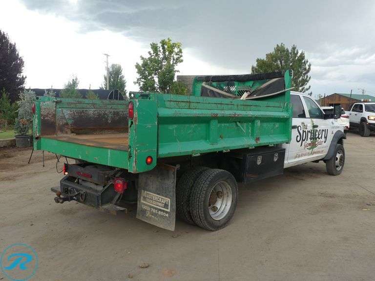 2012  Ram  5500  Crew Cab  4WD  Landscape Dump Truck - Roller Auctions