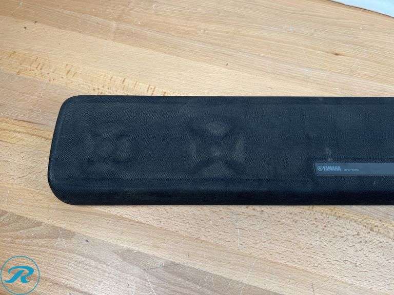Yamaha: ATS-1070 Sound Bar with Dual Built-in Subwoofers- Used/ No Remote/ Small Tear - Roller Auctions