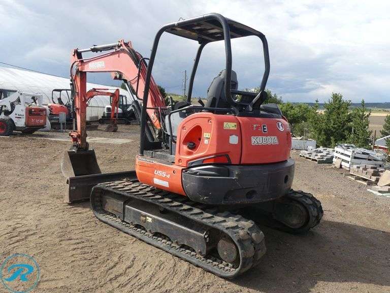 2014  Kubota  U55-4  Hydraulic   Mini Excavator - Roller Auctions