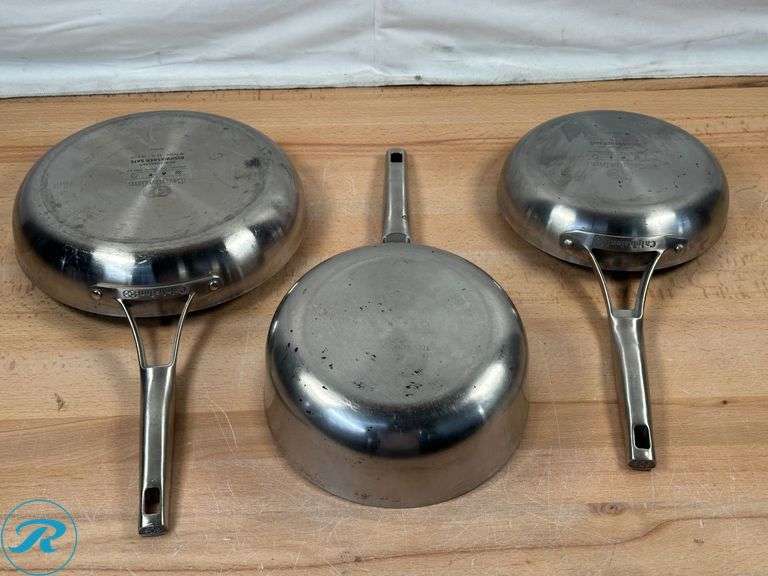 Calphalon Premier Tri-Ply 12-piece Stainless Steel Cookware Set - Used - Roller Auctions