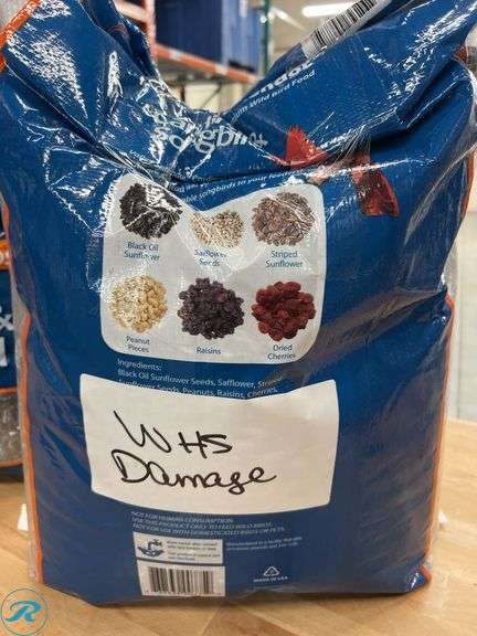 (2) Valley Splendor Seed Cardinal and Songbird Bird Food, 30 lb Bag- New/ Damaged Package/ Missing Some - Roller Auctions