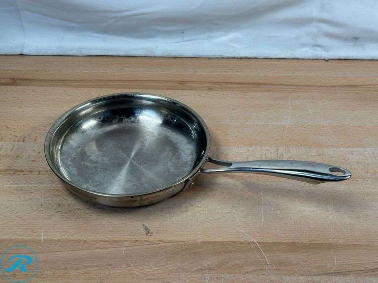 Cuisinart Tri-Ply Clad Stainless Steel 5-piece Skillet Set- Used; MiU: Ultimate Everyday Wok- Used - Roller Auctions