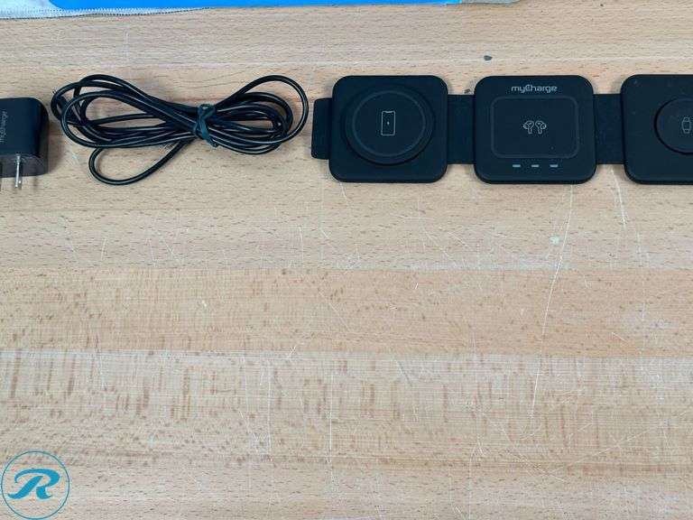 (2) MyCharge 3-in-1 Folding Wireless Charging Pad - Used - Roller Auctions