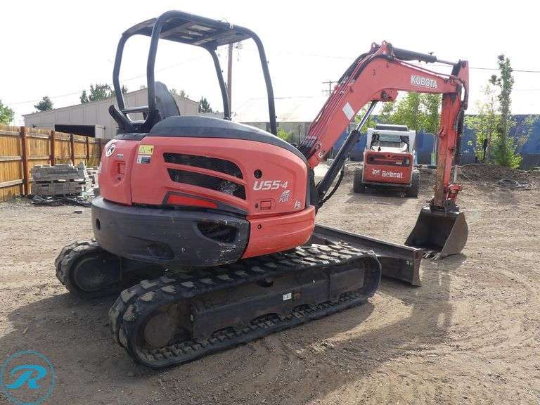 2014  Kubota  U55-4  Hydraulic   Mini Excavator - Roller Auctions