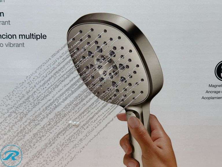 Kohler Prone 3-in-1 Multifunction Shower Head with PowerSweep- Used; Kohler Tellin Multifunction 1.75GPM Handshower- Used - Roller Auctions
