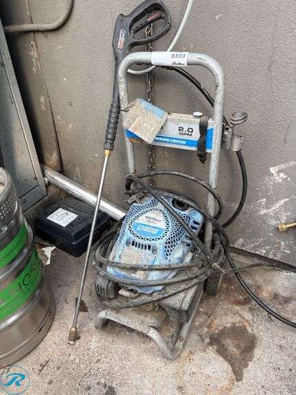 PowerStroke 2200 PSI 2.0 GPM Gas Pressure Washer with 150cc OHV Engine, Unit Turns Over But Does Not Start - Roller Auctions