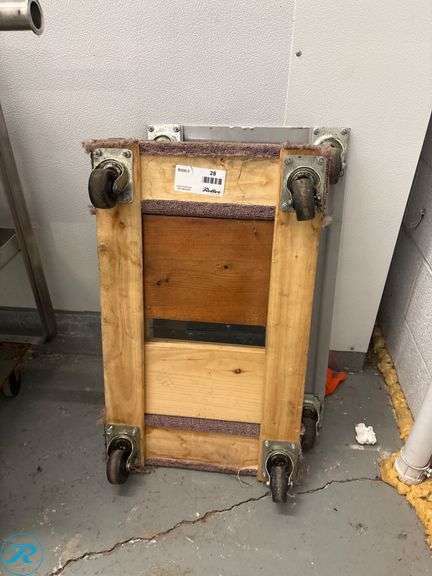 (3) Wooden and Metal Furniture Dollies with Swivel Casters
