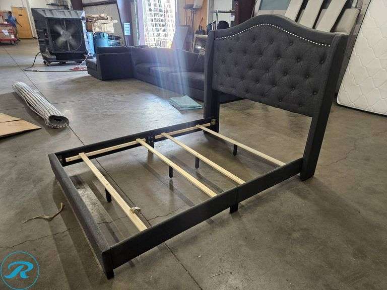 Coaster Fine Furniture Upholstered Headboard and Bed Frame, Model 310072F, Size Full