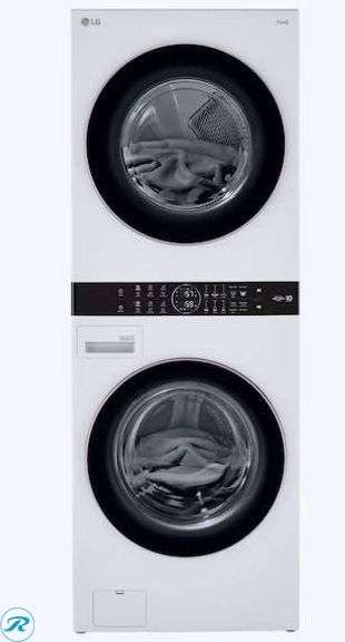 LG WKG101HWA WashTower Stacked Laundry Center with Gas Dryer