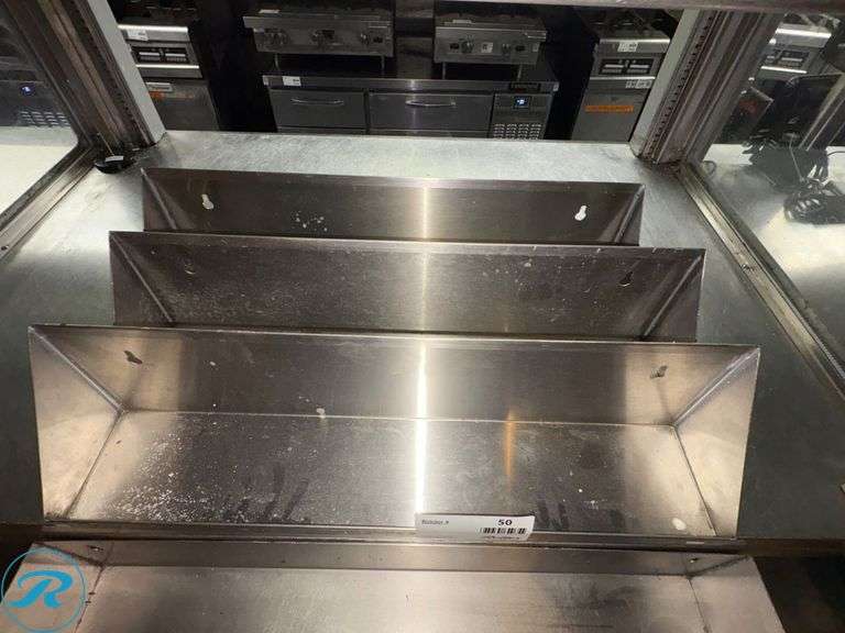 Stainless Steel Speed Rail with (3) Shelves - Roller Auctions