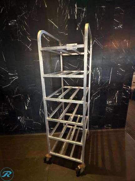 6-Tier Metal Rack on Casters for Storage - Roller Auctions