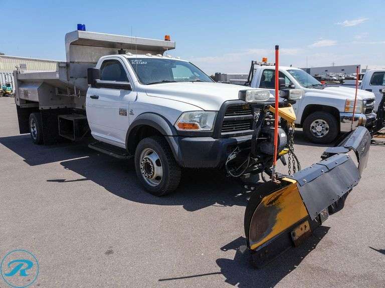 2012 Dodge Ram 5500 Heavy Duty 4WD Landscape Dump Truck - Roller Auctions