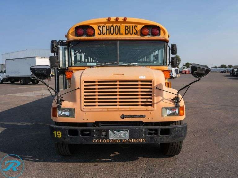 2003 Blue Bird 3800 International RWD 53-Passenger School Bus - Roller Auctions