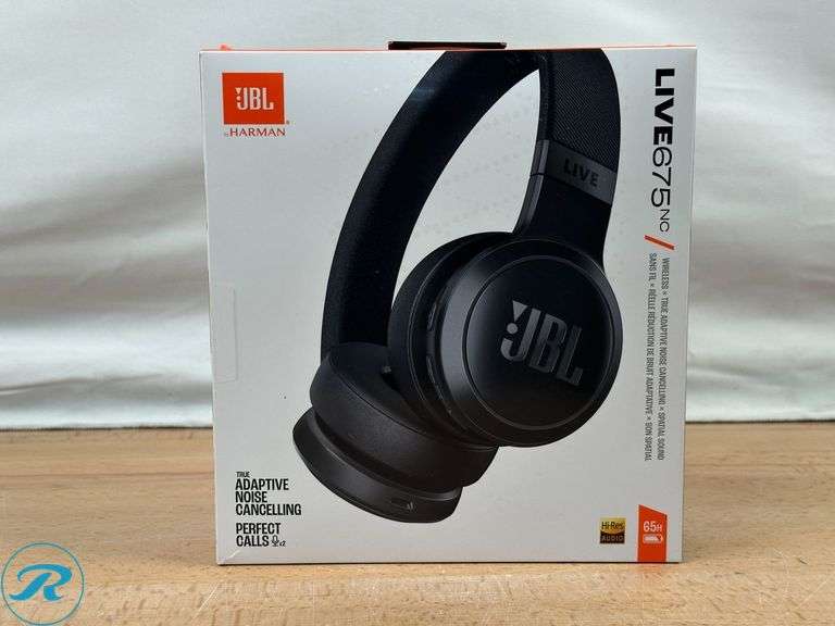 JBL Live 675NC Wireless True Adaptive Noise-cancelling On-Ear Headphones - Like New - Roller Auctions