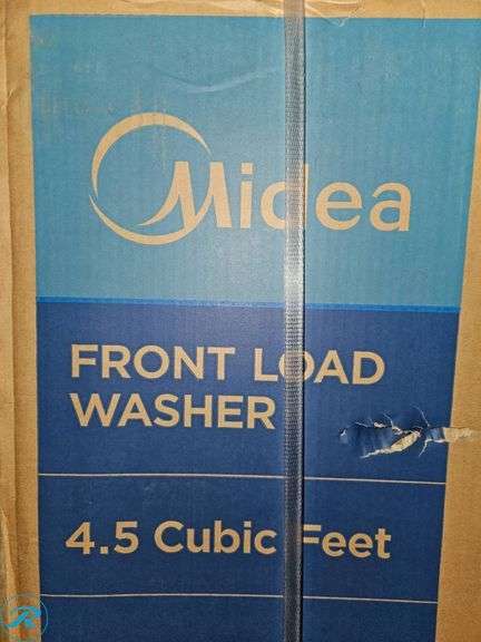 Midea MLH45N1AWW Front Load Washer, 4.5 Cubic Feet, White - Roller Auctions
