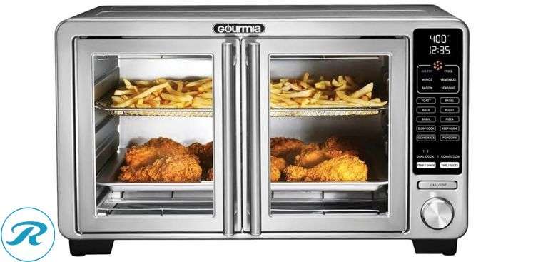 Gourmia XL Digital Air Fryer Toaster Oven with Single-Pull French Doors- New - Roller Auctions