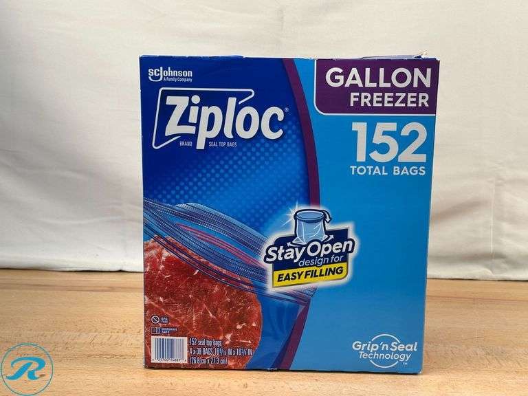 (16) Assorted Ziploc Freezer/Sandwhich Bags - New/Open Box - Roller Auctions