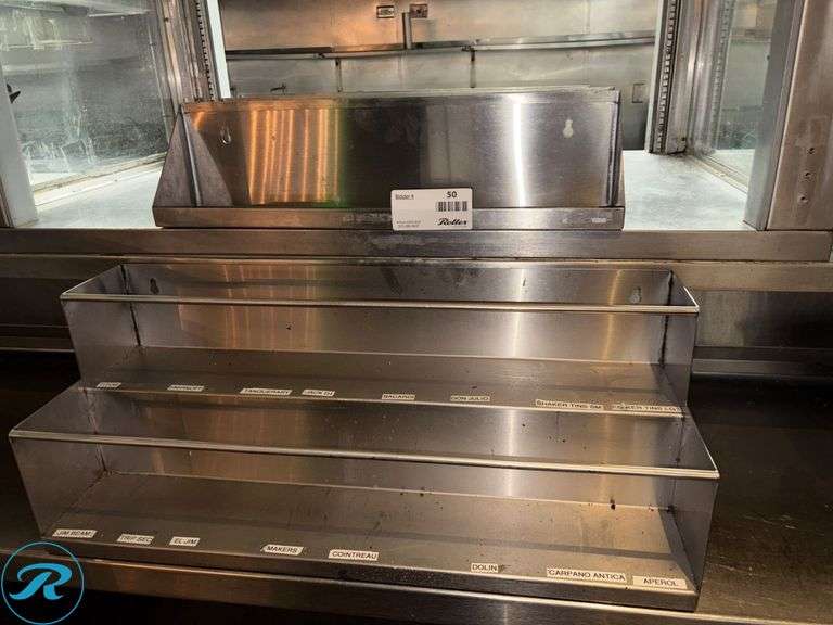 Stainless Steel Speed Rail with (3) Shelves - Roller Auctions