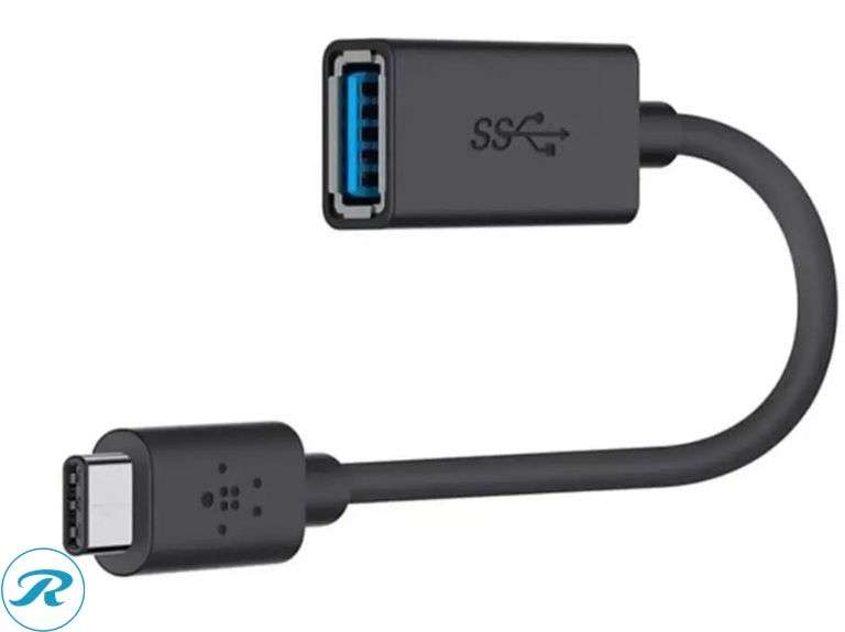(2) Belkin - USB-C to USB 3.0 Adapter with Charging and 10Gbps Data Transfer, Compatible with Apple and Chromebook Devices 5-Inch, Black - New - Roller Auctions