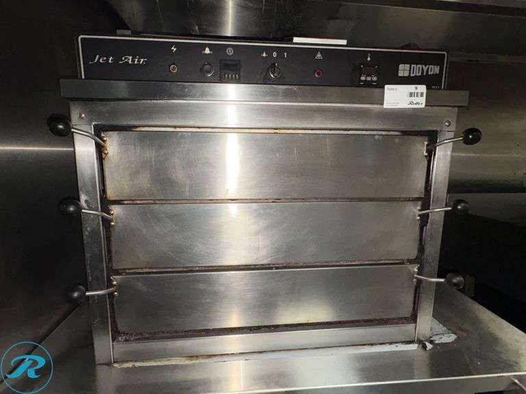 Doyon PIZ3 Triple Deck Electric Pizza Oven with Stainless Steel Stand - Roller Auctions