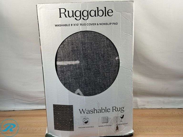 Ruggable Flatwoven Washable Alina Rug, 8' x 10'- Like New - Roller Auctions