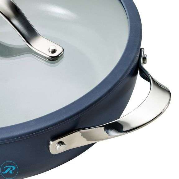 Tramontina 5-quart All-In-One Plus Ceramic Non-Stick Pan, 7-piece Set - Like New - Roller Auctions