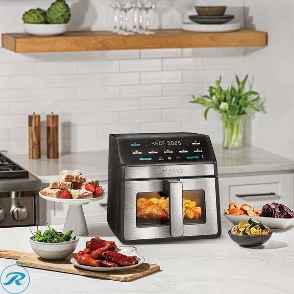 Gourmia 8-Quart Digital Air Fryer with Window & Light - Like New - Roller Auctions