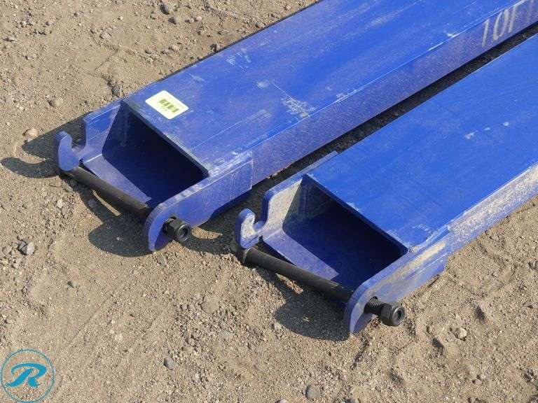 Set of New 10' Fork Extensions, 5" Inside Width - Roller Auctions