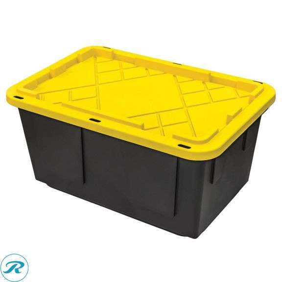 Greenmade 27 Gallon Storage Bin, 4-pack - New - Roller Auctions