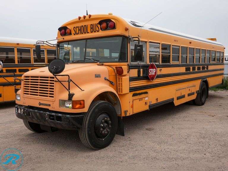 1999 Blue Bird 3800 International RWD 65-Passenger School Bus - Roller Auctions