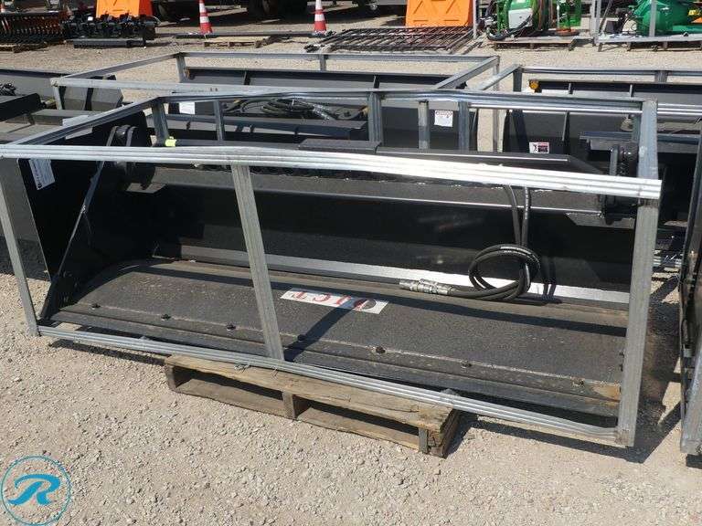 New JCT Hydraulic 4-In-1 Bucket To Fit Skid Steer Loader, 84" - Roller Auctions