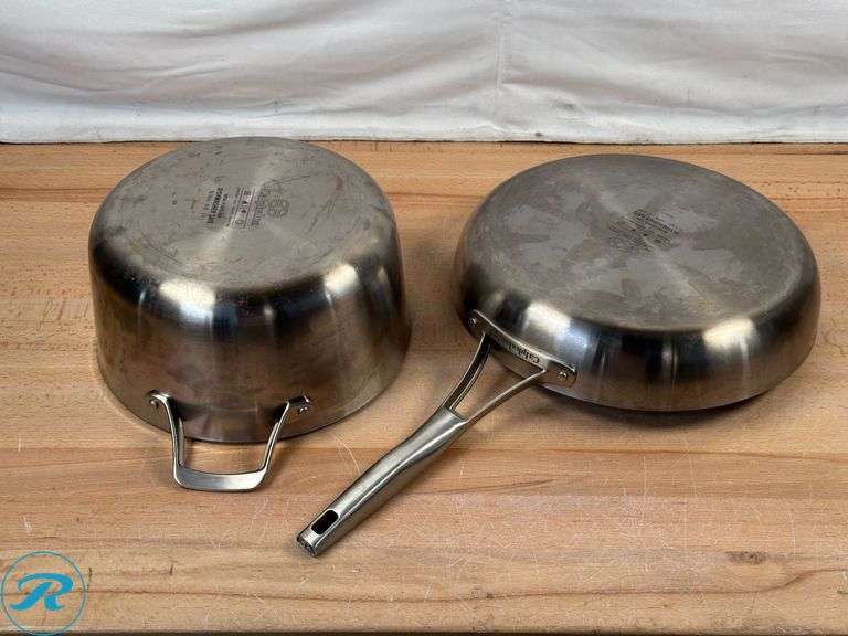 Calphalon Premier Tri-Ply 12-piece Stainless Steel Cookware Set - Used - Roller Auctions