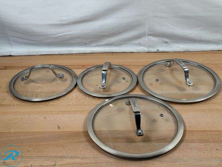T-fal Excellence Ceramic Non-Stick Cookware Set, 10-piece, Blue- Used - Roller Auctions