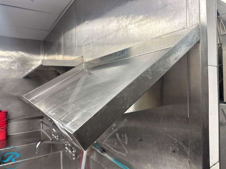 Stainless Steel Wall-Mounted Shelves, (1) 42 in , (2) 48 in and (2) 72 in Perforated - Roller Auctions