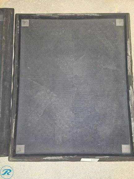 Two Heavy-Duty Rubber Mats, 31″×37″ with a 1.5″ Lip - Roller Auctions