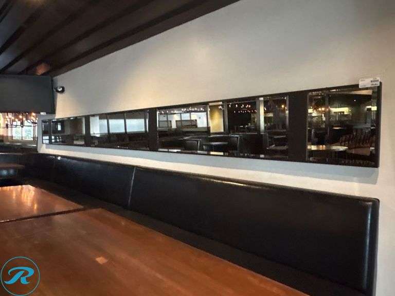 Approx. 18′ Rectangular Wall-Mounted Mirror Panel - Roller Auctions