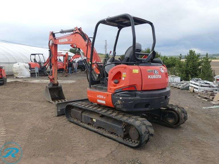 2017  Kubota  U55-4  Mini Hydraulic   Excavator - Roller Auctions
