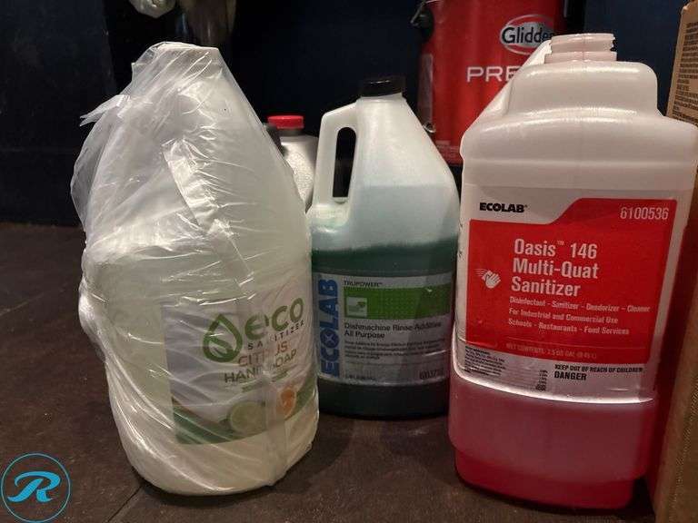 Cleaning and Sanitizing Supplies Including Ecolab Products - Roller Auctions