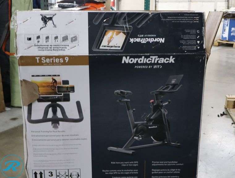 NordicTrack T Series 9 Exercise Bike - New - Open Box - Roller Auctions