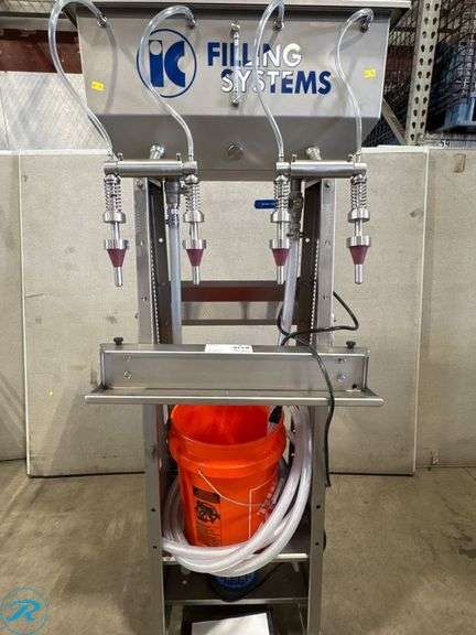 IC Filling Systems Model Filler 3T-68 Stainless Steel Filling Machine with 110V Power Supply - Roller Auctions
